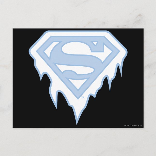 Carte Postale Logo bleu supergirl (Devant)
