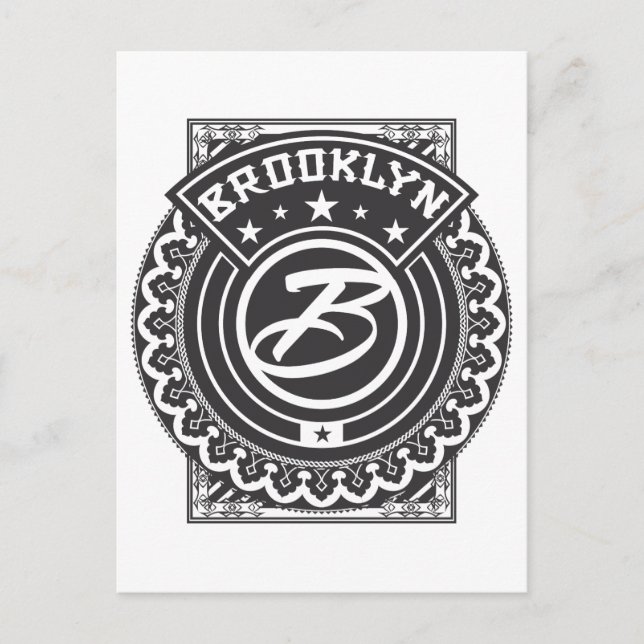 Carte Postale Logo Brooklyn (Devant)