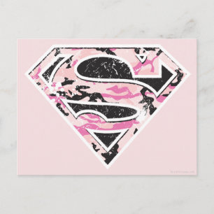 Carte Postale Logo Camouflage Supergirl