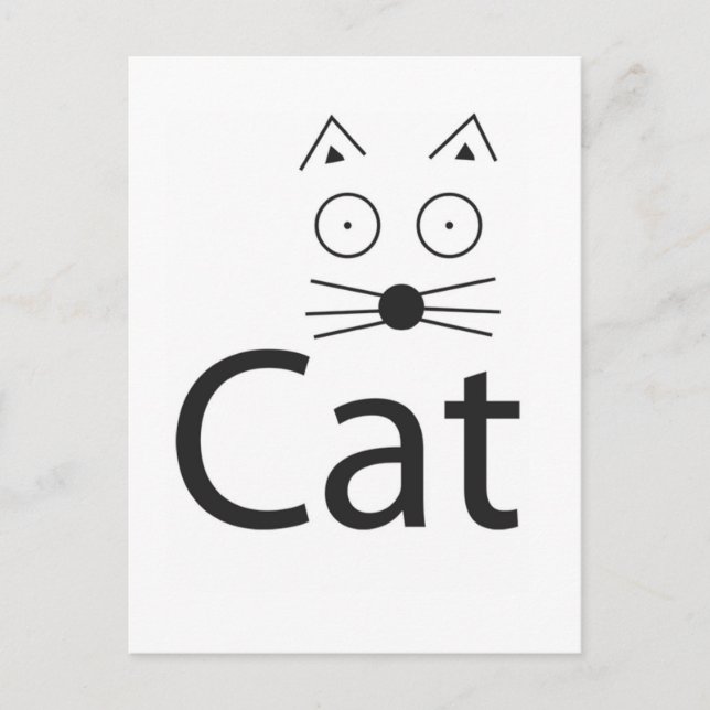 Carte Postale Logo CAT (Devant)