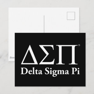 Carte Postale Logo Classique Delta Sigma Pi