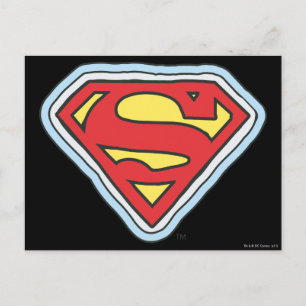 Carte Postale Logo de bande dessinée Supergirl