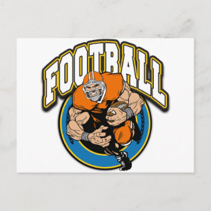 Carte Postale Logo de football