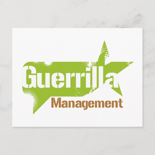 Carte Postale Logo de gestion de la guérilla 2 (Devant)