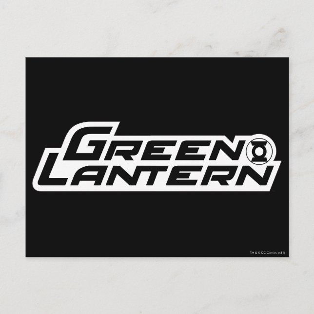 Carte Postale Logo de la lanterne verte 1 (Devant)