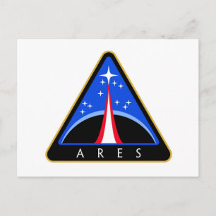 Carte Postale Logo de la NASA Ares Rocket