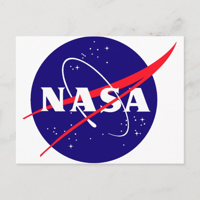 Carte Postale Logo de la NASA Meatball (Devant)