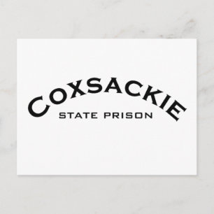 Carte Postale Logo de la prison d'État de Coxsackie