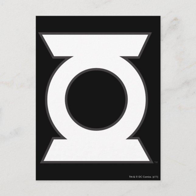 Carte Postale Logo de lanterne verte 16 (Devant)