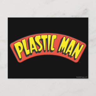 Carte Postale Logo de l'homme en plastique