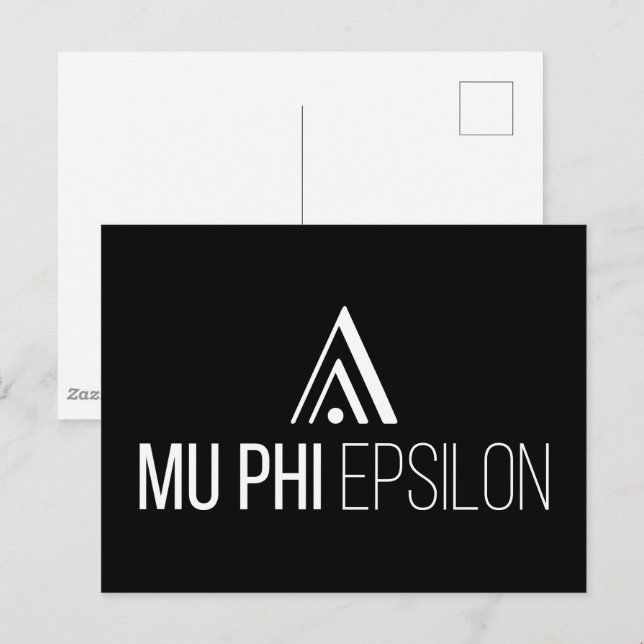 Carte Postale Logo de Mu Phi Epsilon (Devant / Derrière)