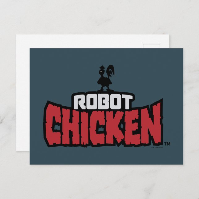 Carte Postale Logo de Robot Chicken (Devant / Derrière)