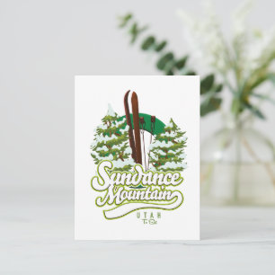 Carte Postale Logo de Sundance Mountain Utah Ski