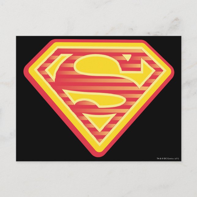 Carte Postale Logo de Supergirl Far Out (Devant)