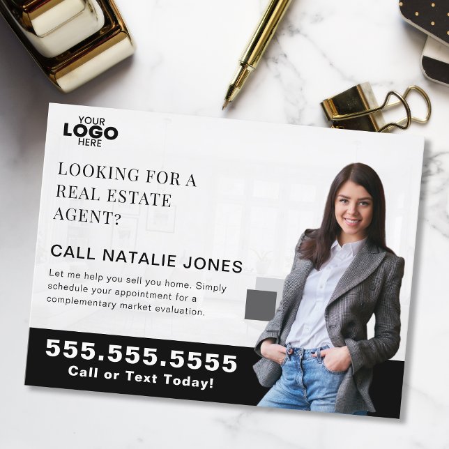 Carte Postale Logo de vente immobilier (Créateur téléchargé)