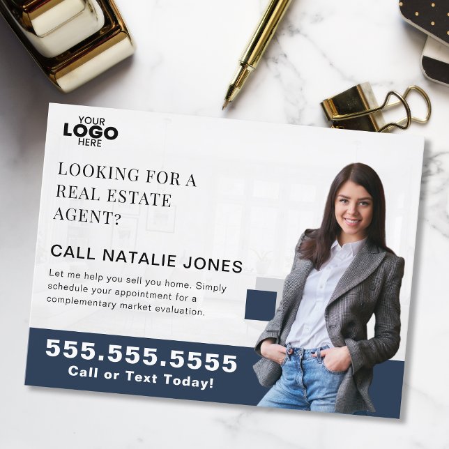 Carte Postale Logo de vente immobilier (Créateur téléchargé)