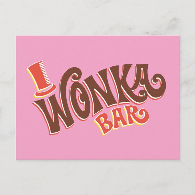 Carte Postale Logo de Wonka Bar (Devant)