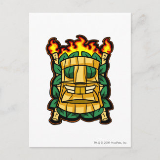 Carte Postale Logo d'île de mystère d'équipe
