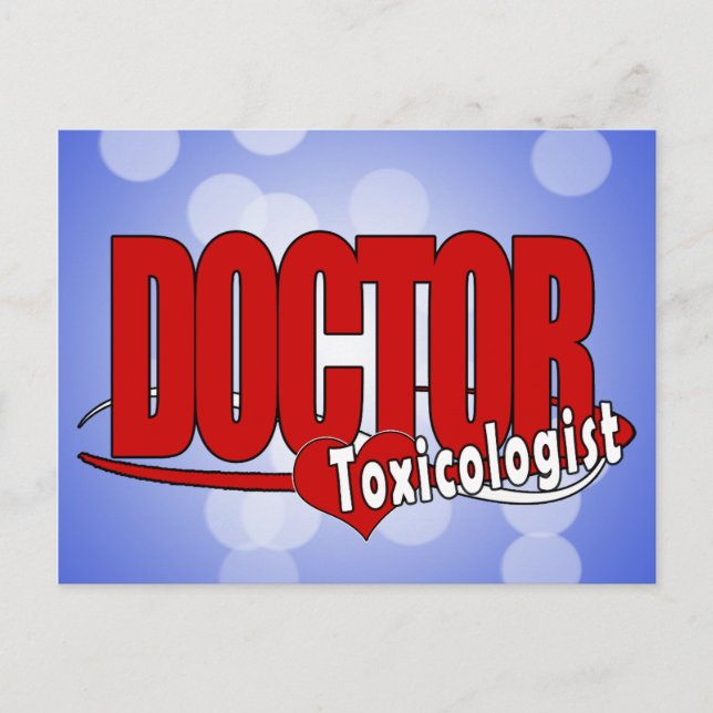CARTE POSTALE LOGO DOCTOR TOXICOLOGISTE (Devant)