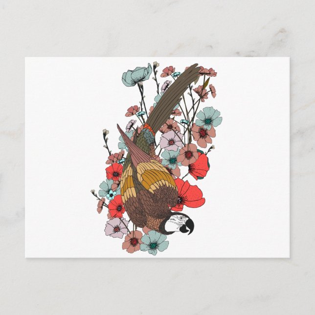 Carte Postale Logo Dragon Asiatique (Devant)