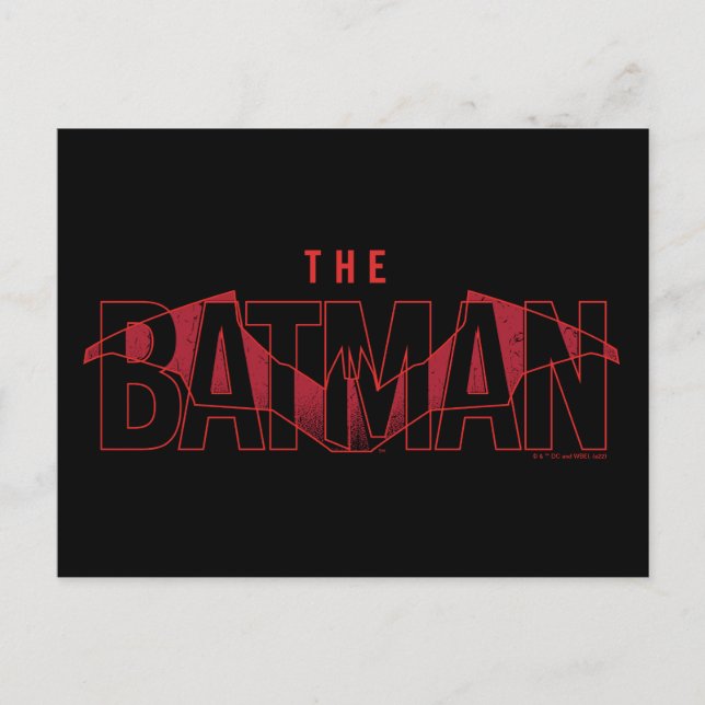 Carte Postale Logo du batman (Devant)