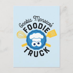 Carte Postale Logo du camion fourré de Cookie Monster