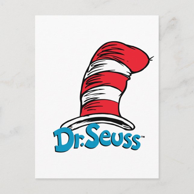 Carte Postale Logo du Casquette Dr. Seuss (Devant)