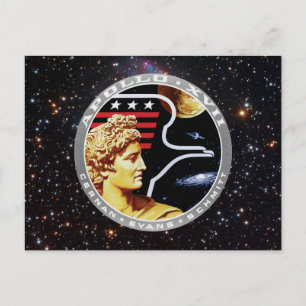 Carte Postale Logo du patch de mission NASA Apollo 17