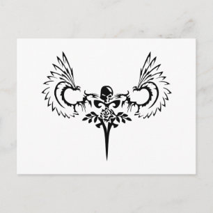 Carte Postale Logo du studio de conception ANgel Fallen