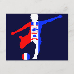Carte Postale Logo féminin des USA