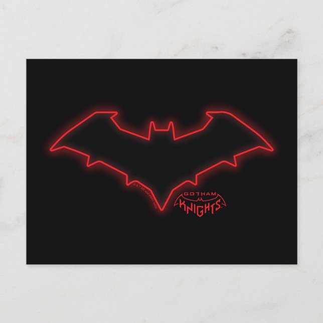 Carte Postale Logo Gotham Knights Red Hood (Devant)