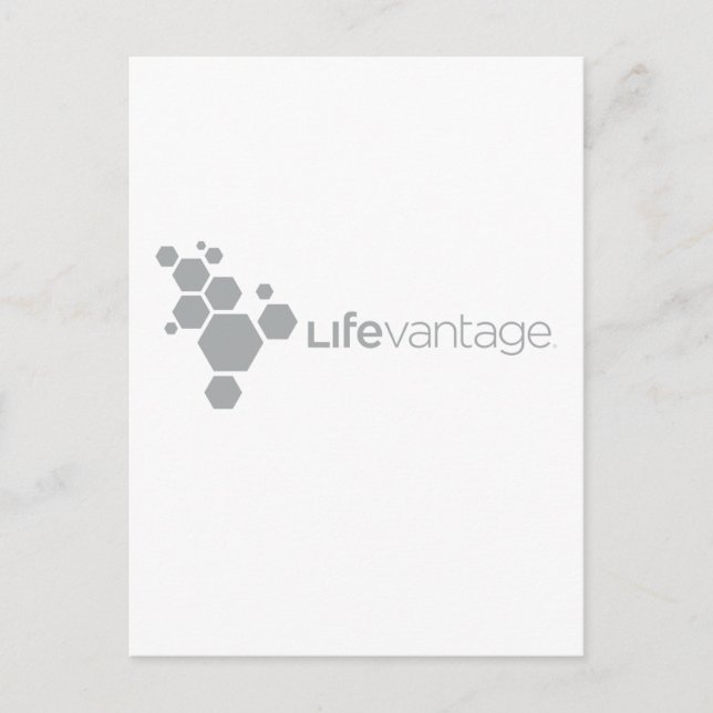 Carte Postale Logo-gris LifeVantage Entreprise (Devant)