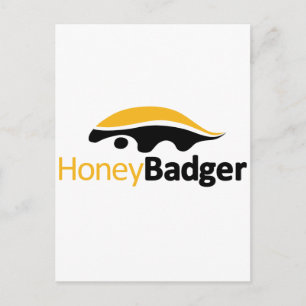 Carte Postale Logo Honey Badger