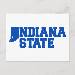 Carte Postale Logo Indiana State
