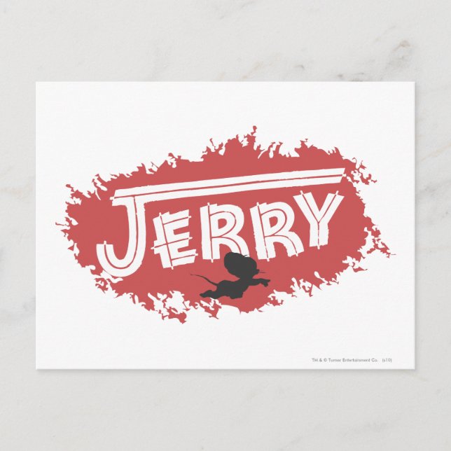 Carte Postale Logo Jerry Silhouette (Devant)
