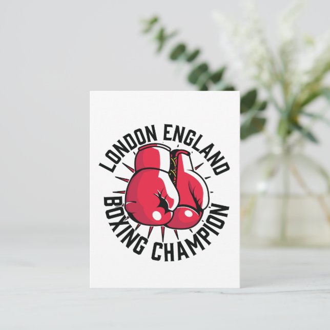Carte Postale logo New York Boxing (Debout devant)
