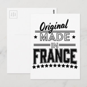 Carte Postale Logo original fabriqué en France