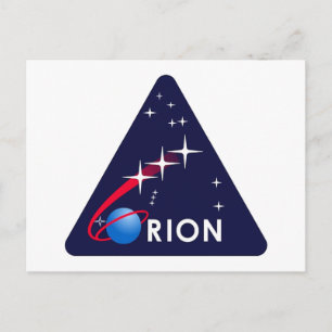 Carte Postale Logo Orion du projet NASA  