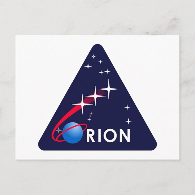 Carte Postale Logo Orion du projet NASA   (Devant)