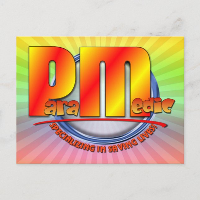 CARTE POSTALE LOGO PARAMEDIA (Devant)