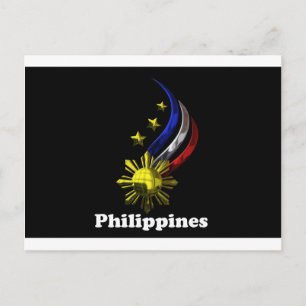 Carte Postale Logo philippin original. Mabuhay Pilipinas !
