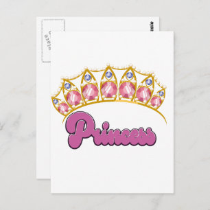 Carte Postale Logo Princess Tiara