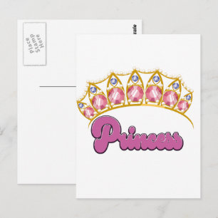 Carte Postale logo Princesse Tiara