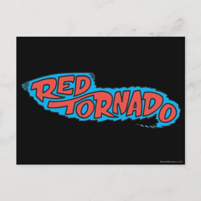 Carte Postale Logo Red Tornado (Devant)