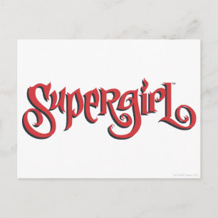 Carte Postale Logo rouge Supergirl