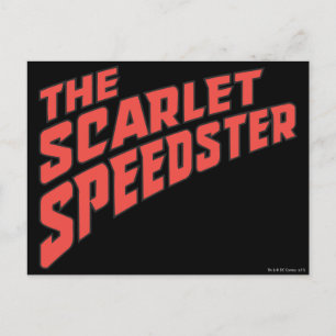 Carte Postale Logo Scarlet Speedster
