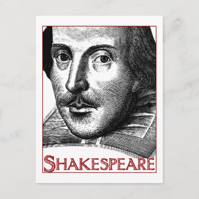 Carte Postale Logo simple Shakespeare (Devant)