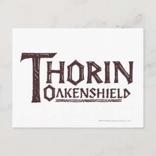 Carte Postale Logo THORIN OAKENSHIELD™ Brown