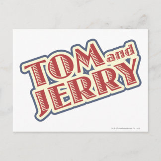 Carte Postale Logo Tom et Jerry
