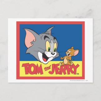 Carte Postale Logo Tom Et Jerry Plat